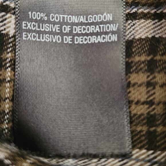 Northwest Territory Men's Plaid Flannel Button Down Shirt- size L - EUC - Picture 6 of 7